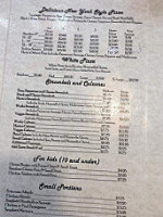 Mario's Italian Eatery menu