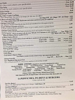 The Mustard Seed menu