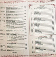 China Manor menu