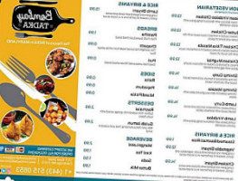 Bombay Tadka menu