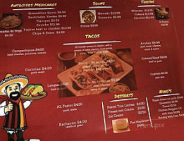 Taqueria menu