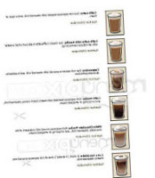Peet's Coffee Tea menu