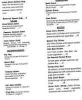 Cafe Sado menu