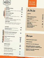 Molly Mason's menu