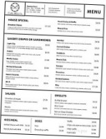 Cafe Mezcla menu