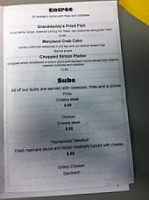 Edgewood Station menu