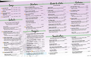 Dandelion Bakery Bistro menu