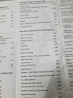 Ella Ray's Cafe menu