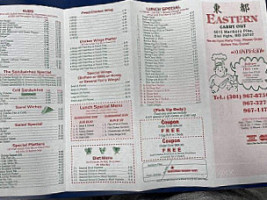 Eastern Carryout menu