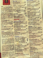 Tapasology menu