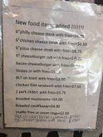 Krazy Rayz Smokehouse menu