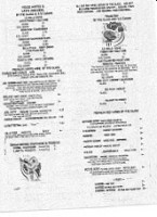 Tufulio's menu