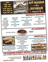 Railroad Diner menu