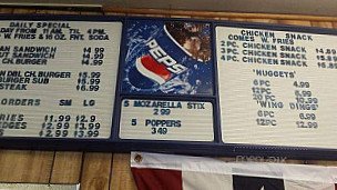 Dixieland menu