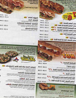 Subway menu