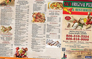 Sal Apos S Original Pizza menu