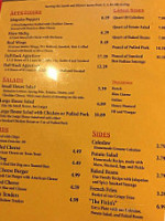 Mainely Meat -b-que Dreamwood Hill menu