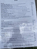 Glidden Point Oyster Farm menu