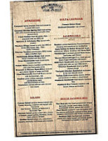 Bullwinkle's Steakhouse menu