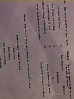 Awakenings Bakery menu