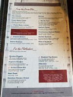 Blue Bird Ranch menu