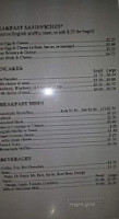 Deluxe Diner menu