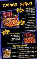 Chuck E Cheese's menu