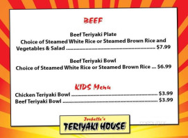 Joshelle's Teriyaki House menu