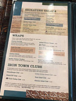 Iron Town Diner menu