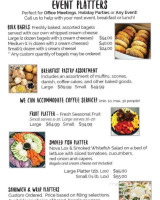 Bubby's Bagel Deli menu