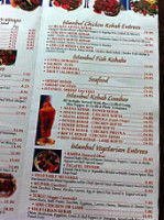 Istanbul Mediterranean Grill menu