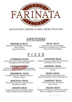 Farinata menu