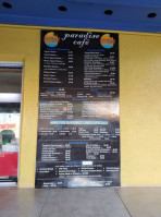 Paradise Cafe food