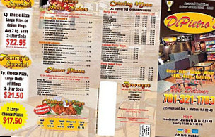 Di Pietro's Pizzeria menu