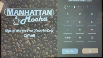 Manhattan Mocha menu