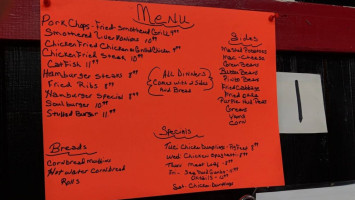 Sylvia Mae's Soul Food menu