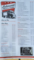 Lakewood Truck Park menu