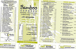 Bamboo Express menu