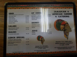 Jamaican African Cuisine Catering menu