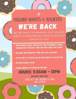 Hilliard Donuts Kolaches inside