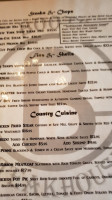 Boots Steakhouse menu