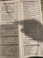Cafe Asia menu