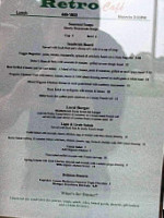 Jackie's Cafe menu