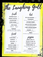 The Laughing Gull Seafood Burger menu