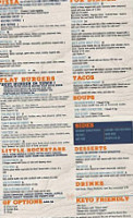 Flat Rock Grill menu