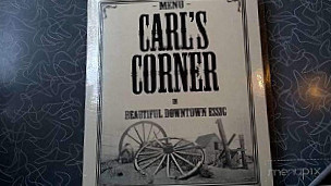 Carl's Corner menu