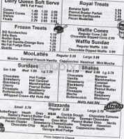 Dairy Queen Grill Chill menu