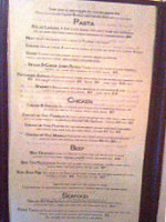 The Side Door Saloon menu