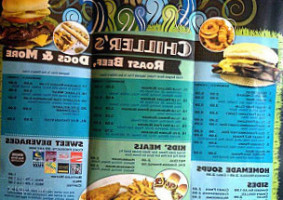 Chiller's Grill menu