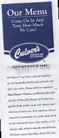 Culver's menu